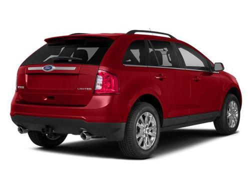 White Platinum Metallic Tri-Coat 2014 Ford Edge SEL
