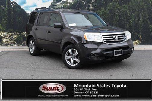 Polished Metal Metallic 2012 Honda Pilot EX-L