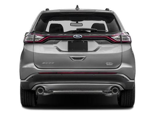White Platinum Metallic Tri-Coat 2018 Ford Edge Titanium