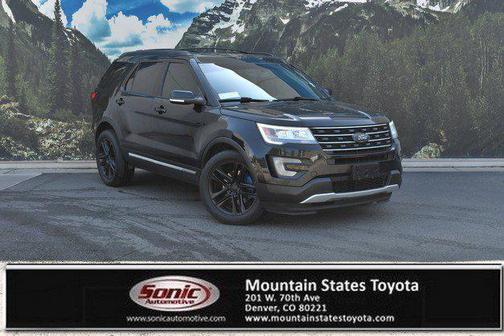 Shadow Black 2017 Ford Explorer XLT