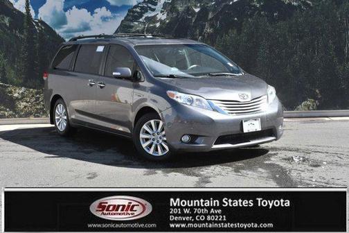 Predawn Gray Mica 2014 Toyota Sienna Limited
