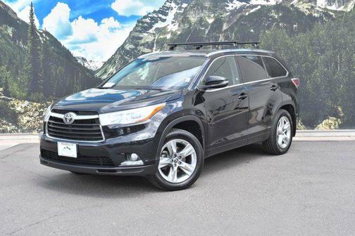 Midnight Black Metallic 2016 Toyota Highlander Limited