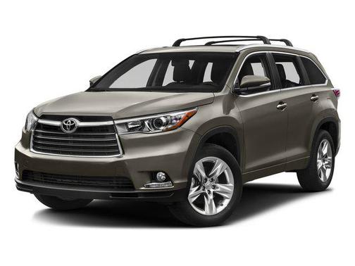 Midnight Black Metallic 2016 Toyota Highlander Limited