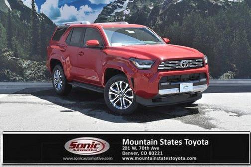 Supersonic Red 2026 Toyota 4Runner Limited