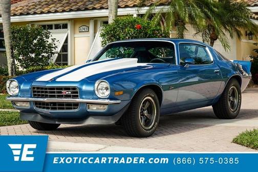 Sky Blue 1973 Chevrolet Camaro Base