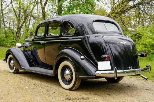 Black 1936 Desoto Airstream