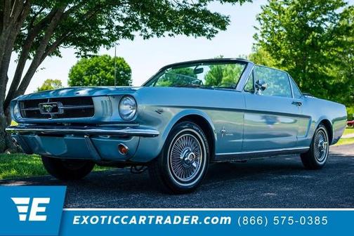 Silver Blue Metallic 1965 Ford Mustang Base