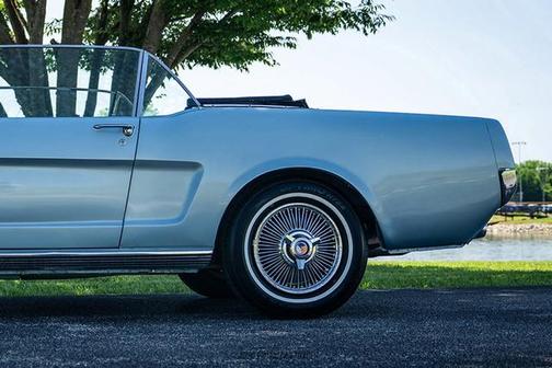 Silver Blue Metallic 1965 Ford Mustang Base