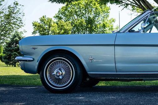 Silver Blue Metallic 1965 Ford Mustang Base