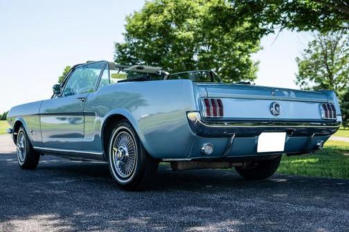 Silver Blue Metallic 1965 Ford Mustang Base