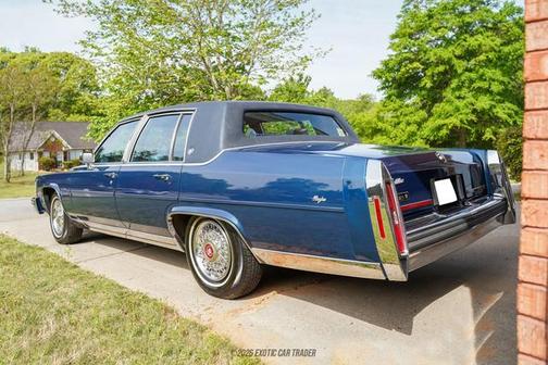 Light Sapphire Blue Metallic 1989 Cadillac Brougham
