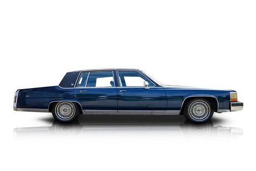 Light Sapphire Blue Metallic 1989 Cadillac Brougham