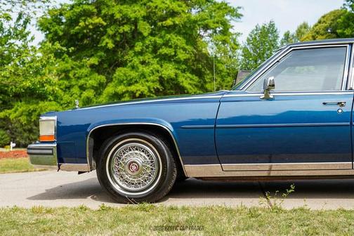 Light Sapphire Blue Metallic 1989 Cadillac Brougham