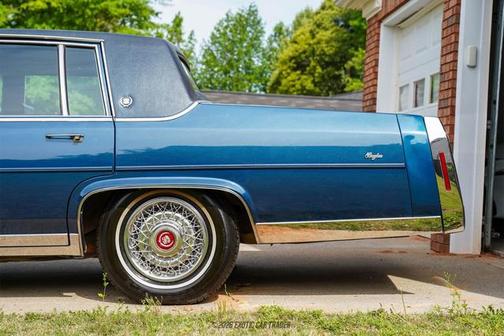 Light Sapphire Blue Metallic 1989 Cadillac Brougham