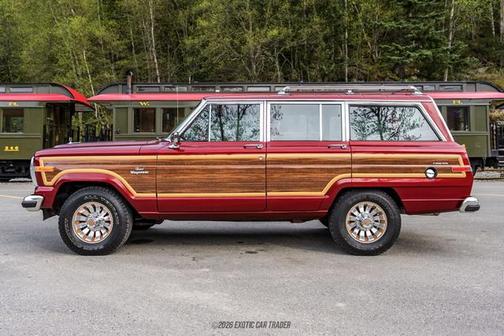 Garnet Metallic 1986 Jeep Grand Wagoneer
