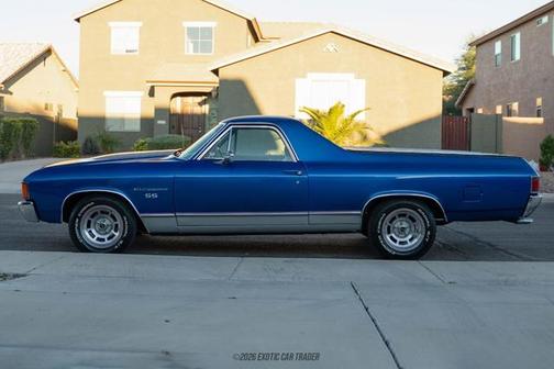 Blue 1972 Chevrolet El Camino Base