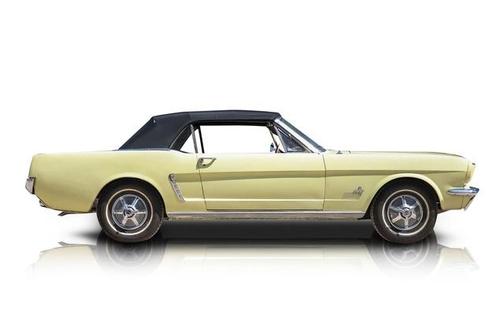 Springtime Yellow 1965 Ford Mustang Base