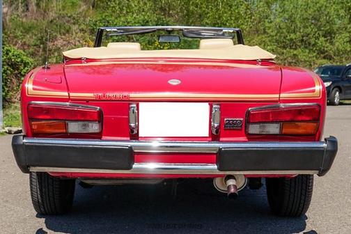 Cherry Red 1982 FIAT 124