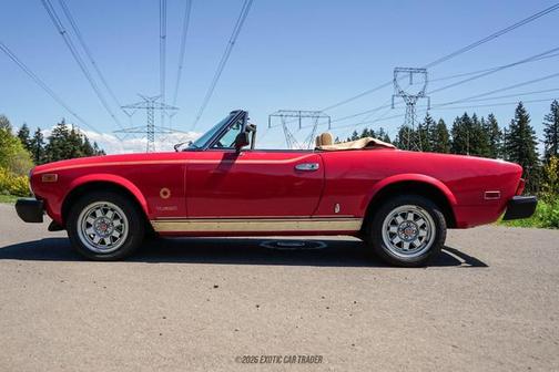Cherry Red 1982 FIAT 124