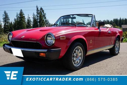 Cherry Red 1982 FIAT 124