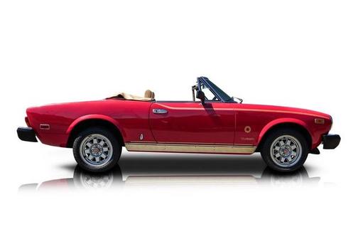 Cherry Red 1982 FIAT 124