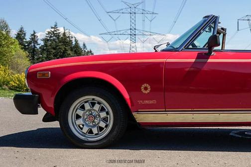 Cherry Red 1982 FIAT 124