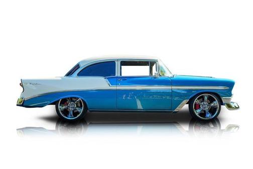 Sky Blue/White 1956 Chevrolet Bel Air Base