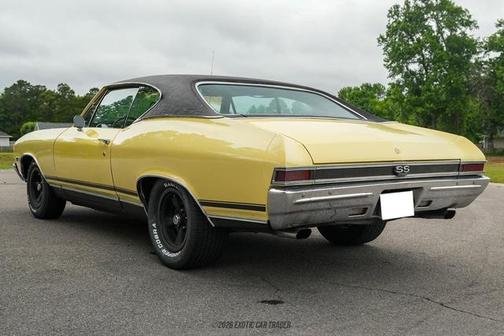 Yellow 1968 Chevrolet Chevelle SS