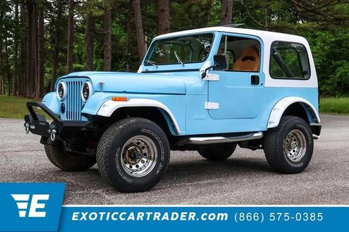 Sky Blue 1986 Jeep CJ-7