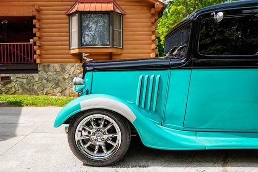 Turquoise/Black 1936 Chevrolet Pickup Truck Base