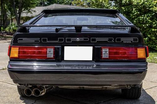 Black 1985 Toyota Celica Supra