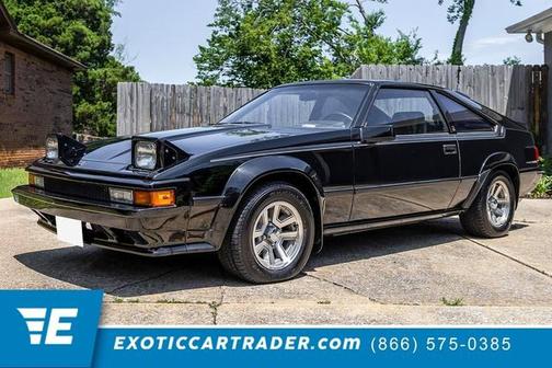 Black 1985 Toyota Celica Supra