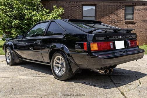 Black 1985 Toyota Celica Supra