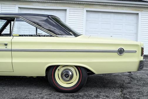 Soft Yellow 1966 Plymouth Belvedere