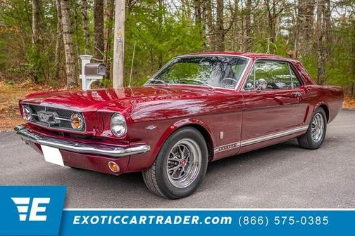 Maroon 1965 Ford Mustang Base