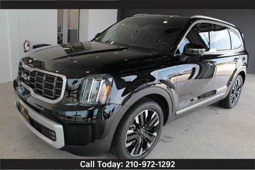 2025 Kia Telluride SX w/ Mahogany Interior Pkg, Leather,