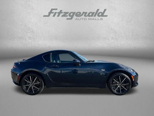 Deep Crystal Blue Mica 2025 Mazda MX-5 Miata RF Grand Touring