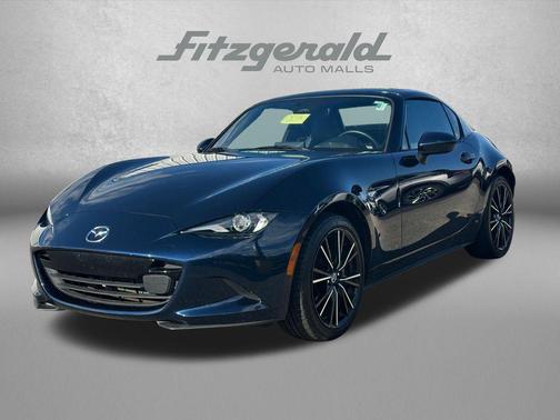 Deep Crystal Blue Mica 2025 Mazda MX-5 Miata RF Grand Touring