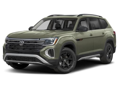 Avocado Green Pearl 2024 Volkswagen Atlas 2.0T SE w/Technology 4MOTION