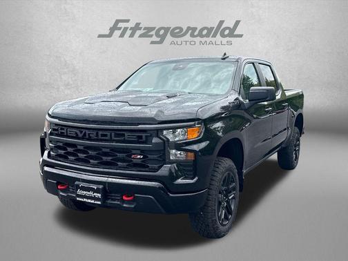 Black 2026 Chevrolet Silverado 1500 Custom Trail Boss