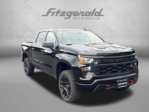 Black 2026 Chevrolet Silverado 1500 Custom Trail Boss