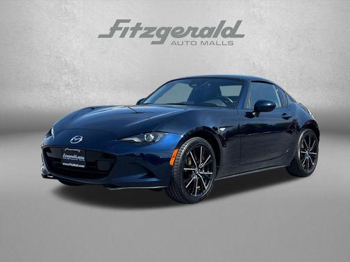 Deep Crystal Blue Mica 2025 Mazda MX-5 Miata RF Grand Touring