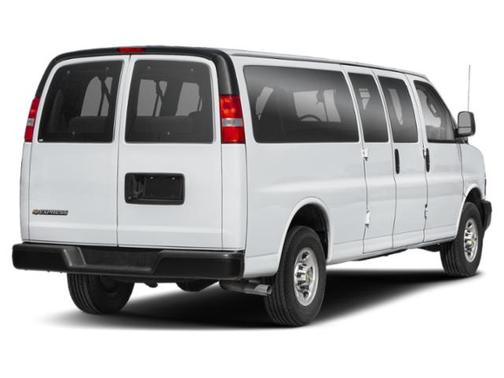 Summit White 2025 Chevrolet Express 3500 RWD 3500 Extended Wheelbase LT