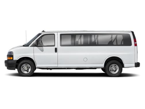 Summit White 2025 Chevrolet Express 3500 RWD 3500 Extended Wheelbase LT