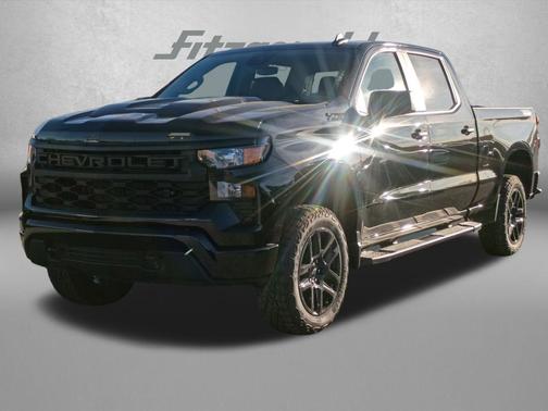 Black 2026 Chevrolet Silverado 1500 Custom Trail Boss