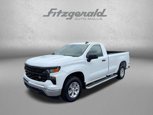 Summit White 2025 Chevrolet Silverado 1500 WT