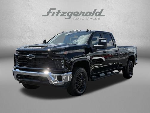 Black 2026 Chevrolet Silverado 2500 Crew Cab, Long Bed, WT, 4WD