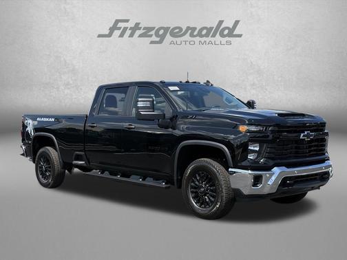 Black 2026 Chevrolet Silverado 2500 Crew Cab, Long Bed, WT, 4WD