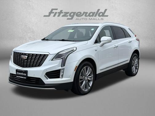 Crystal White Tricoat 2023 Cadillac XT5 Premium Luxury