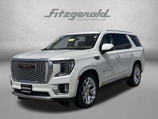 White Frost Tricoat 2021 GMC Yukon Denali